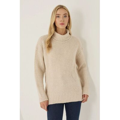 Hiccup Rollkragenstrickpullover Natürlich S Hiccup Rollkragenstrickpullover Natürlich S