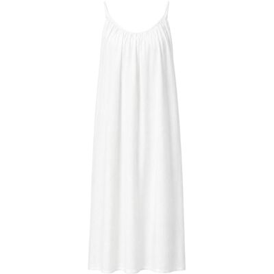 Mixray Ärmelloses A-Linien-Maxikleid Weiß S Mixray Ärmelloses A-Linien-Maxikleid Weiß S