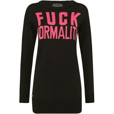 Philipp Plein Pullover Round Neck Ls Statement Schwarz XS Philipp Plein Pullover Round Neck Ls Statement Schwarz XS