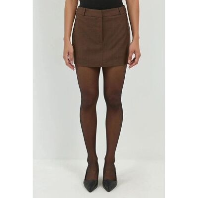Hiccup Karierte Mini-Shorts Braun XL Hiccup Karierte Mini-Shorts Braun XL
