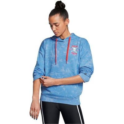 Under Armour - Kapuzenpullover für Damen, Sweatshirt-Stoff, leger (Blau) Blau EU 38 / UK 10 Under Armour - Kapuzenpullover für Damen, Sweatshirt-Stoff, leger (Blau) Blau EU 38 / UK 10