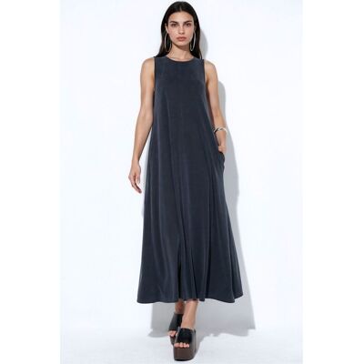 Busem Ärmelloses Maxi-Jersey-Kleid Schwarz S Busem Ärmelloses Maxi-Jersey-Kleid Schwarz S