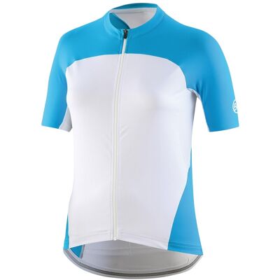 Bicycle Line - "Karol" Trikot für Damen, Durchgehender Reißverschluss, kurzärmlig (Türkis) Türkis EU 40 / UK 12 Bicycle Line - "Karol" Trikot für Damen, Durchgehender Reißverschluss, kurzärmlig (Türkis) Türkis EU 40 / UK 12