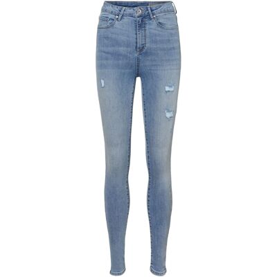 Vero Moda - Jeans für Damen (Blaues Denim) Mittelblau 24W/30L Vero Moda - Jeans für Damen (Blaues Denim) Mittelblau 24W/30L