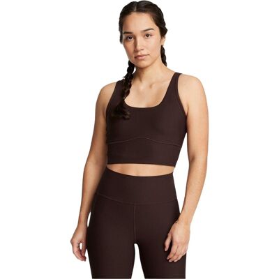 Under Armour - "Meridian" Ärmelloses Oberteil für Damen, gerippt, Anliegende Passform (Braun) Braun EU 38 / UK 10 Under Armour - "Meridian" Ärmelloses Oberteil für Damen, gerippt, Anliegende Passform (Braun) Braun EU 38 / UK 10