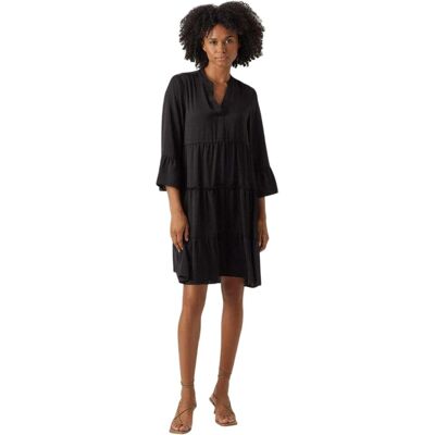 Vero Moda - Hemdblusenkleid für Damen (Schwarz) Schwarz EU 36 / UK 8 Vero Moda - Hemdblusenkleid für Damen (Schwarz) Schwarz EU 36 / UK 8