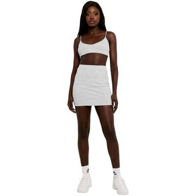 Missyempire Missy Empire - Minirock für Damen, Jersey, Bodycon (Grau) Grau EU 36 / UK 8 Missyempire Missy Empire - Minirock für Damen, Jersey, Bodycon (Grau) Grau EU 36 / UK 8