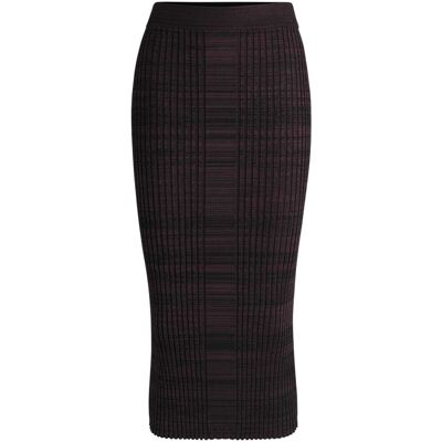 Boss - "Farmina" Midirock für Damen, Jerseyware (Dunkelrot) Burgund EU 42 / UK 14 Boss - "Farmina" Midirock für Damen, Jerseyware (Dunkelrot) Burgund EU 42 / UK 14