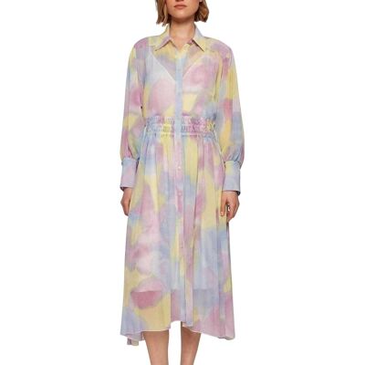 Boss - Midi Hemd Kleid für Damen (Bunt) Grün EU 36 / UK 8 Boss - Midi Hemd Kleid für Damen (Bunt) Grün EU 36 / UK 8