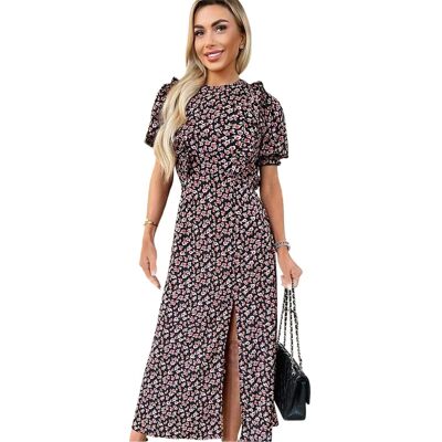 AX Paris - Midikleid für Damen (Bunt) Grün EU 36 / UK 8 AX Paris - Midikleid für Damen (Bunt) Grün EU 36 / UK 8