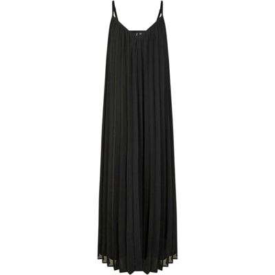 Vero Moda - "Katy" Maxikleid für Damen, Spaghetti-Träger (Schwarz) Schwarz EU 38 / UK 10 Vero Moda - "Katy" Maxikleid für Damen, Spaghetti-Träger (Schwarz) Schwarz EU 38 / UK 10