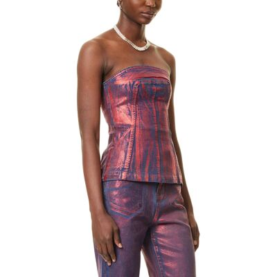 Amy Lynn AmyLynn - "Bustier" Tube-Top für Damen (Rot) Rot EU 40 / UK 12 Amy Lynn AmyLynn - "Bustier" Tube-Top für Damen (Rot) Rot EU 40 / UK 12