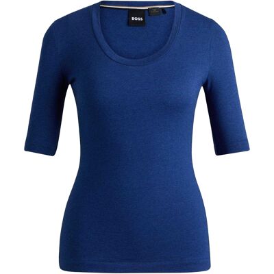 Boss - "Effilie2" Oberteil für Damen, 3/4 Ärmel (Blau) Blau EU 36 / UK 8 Boss - "Effilie2" Oberteil für Damen, 3/4 Ärmel (Blau) Blau EU 36 / UK 8