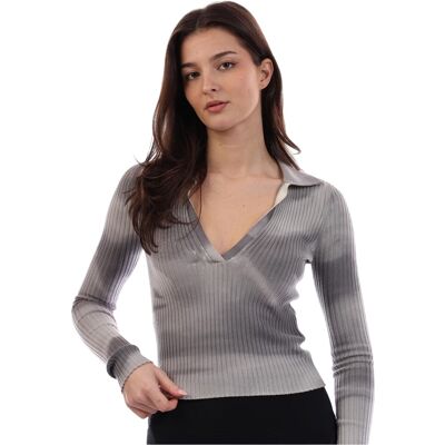 Diesel - Pullover Top für Damen, Langärmlig (Grau) Grau EU 38 / UK 10 Diesel - Pullover Top für Damen, Langärmlig (Grau) Grau EU 38 / UK 10