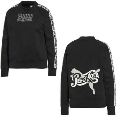 Puma Pepsi X Damen schwarzer Pullover Schwarz EU 36 / UK 8 Puma Pepsi X Damen schwarzer Pullover Schwarz EU 36 / UK 8