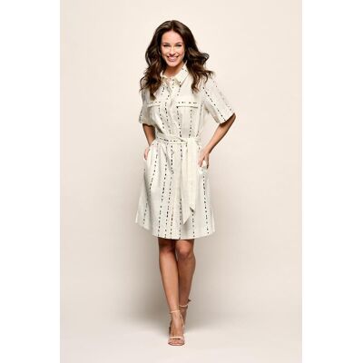 Mart Visser Lexie Tunika mit Print, Off-White/Schwarz Schwarz EU 38 / UK 10 Mart Visser Lexie Tunika mit Print, Off-White/Schwarz Schwarz EU 38 / UK 10