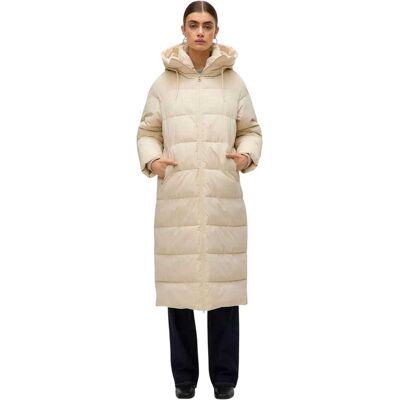 Vero Moda - "Elanor Laurie" Mantel für Damen, Lang (Haferflocken) Creme EU 38 / UK 10 Vero Moda - "Elanor Laurie" Mantel für Damen, Lang (Haferflocken) Creme EU 38 / UK 10
