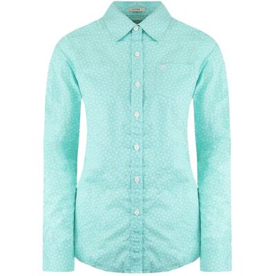Ariat Kirby Damen T-Shirt in Türkis Blaugrün XS Ariat Kirby Damen T-Shirt in Türkis Blaugrün XS