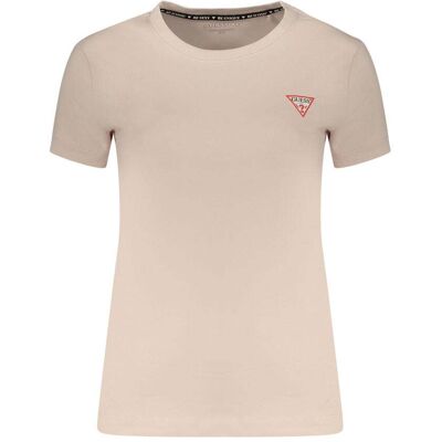 Guess Jeans Rosa Baumwolle Damen T-Shirt Rosa XS Guess Jeans Rosa Baumwolle Damen T-Shirt Rosa XS