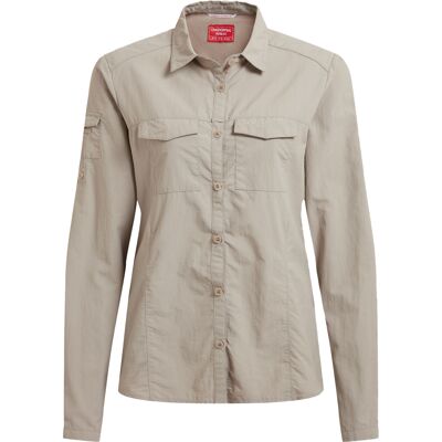 Craghoppers - "Adventure III" Hemd für Damen Langärmlig (Helles Pilz Beige) Khaki EU 36 / UK 8 Craghoppers - "Adventure III" Hemd für Damen Langärmlig (Helles Pilz Beige) Khaki EU 36 / UK 8