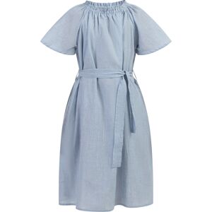 Dreimaster Sommerkleid Mädchen Hellblaue Dünne Streifen Blau 10A / 140cm Dreimaster Sommerkleid Mädchen Hellblaue Dünne Streifen Blau 10A / 140cm