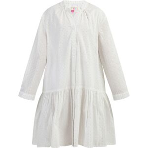 IZIA Sommerkleid Mädchen Wollweiß mit silbernen Streifen und Punkten Cremefarben 8A / 128cm IZIA Sommerkleid Mädchen Wollweiß mit silbernen Streifen und Punkten Cremefarben 8A / 128cm