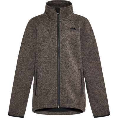 Schmuddelwedda Strickfleecejacke Mädchen (Kids) grau melange Grau 4A / 104cm Schmuddelwedda Strickfleecejacke Mädchen (Kids) grau melange Grau 4A / 104cm
