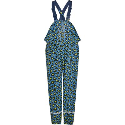 Schmuddelwedda Regenhose Mädchen (Kids) Stahlblau Limette Leo Blau 4A / 104cm Schmuddelwedda Regenhose Mädchen (Kids) Stahlblau Limette Leo Blau 4A / 104cm