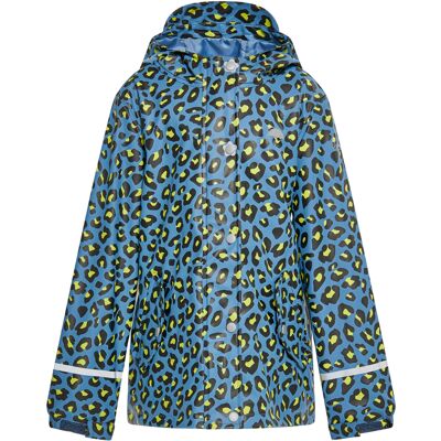 Schmuddelwedda Regenjacke Mädchen (Kids) Stahlblau Limette Leo Blau 4A / 104cm Schmuddelwedda Regenjacke Mädchen (Kids) Stahlblau Limette Leo Blau 4A / 104cm