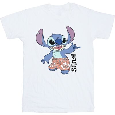 Disney Mädchen Lilo & Stitch Bermuda-Shorts T-Shirt aus Baumwolle (Weiß) Weiß 7-8A / 122-128cm Disney Mädchen Lilo & Stitch Bermuda-Shorts T-Shirt aus Baumwolle (Weiß) Weiß 7-8A / 122-128cm
