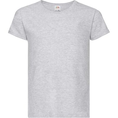 Fruit of the Loom Mädchen T-Shirt, kurzarm (Hellgrau) Grau 7-8A / 122-128cm Fruit of the Loom Mädchen T-Shirt, kurzarm (Hellgrau) Grau 7-8A / 122-128cm
