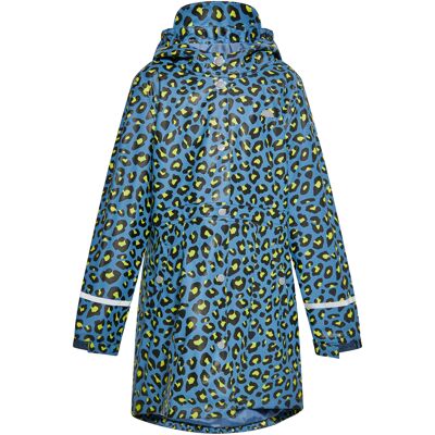 Schmuddelwedda regenparka Mädchen (Kids) Stahlblau Limette Leo Mehrfarben 4A / 104cm Schmuddelwedda regenparka Mädchen (Kids) Stahlblau Limette Leo Mehrfarben 4A / 104cm