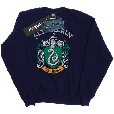 Harry Potter - "Slytherin" Sweatshirt für Mädchen (Marineblau) Marine 7-8A / 122-128cm Harry Potter - "Slytherin" Sweatshirt für Mädchen (Marineblau) Marine 7-8A / 122-128cm