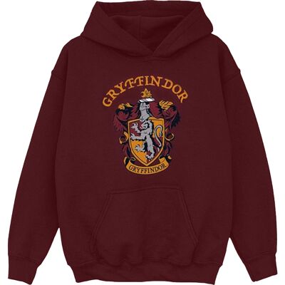 Harry Potter - "Gryffindor" Kapuzenpullover für Mädchen (Burgunderrot) Burgund 7-8A / 122-128cm Harry Potter - "Gryffindor" Kapuzenpullover für Mädchen (Burgunderrot) Burgund 7-8A / 122-128cm