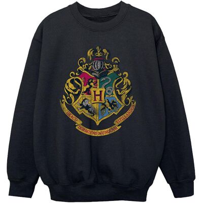 Harry Potter - Sweatshirt für Mädchen (Schwarz) Schwarz 3-4A / 98-104cm Harry Potter - Sweatshirt für Mädchen (Schwarz) Schwarz 3-4A / 98-104cm