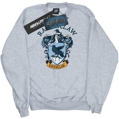 Harry Potter - Sweatshirt für Mädchen (Grau) Hellgrau 7-8A / 122-128cm Harry Potter - Sweatshirt für Mädchen (Grau) Hellgrau 7-8A / 122-128cm