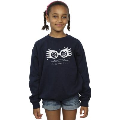 Harry Potter - "Being Different" Sweatshirt für Mädchen (Marineblau) Marine 7-8A / 122-128cm Harry Potter - "Being Different" Sweatshirt für Mädchen (Marineblau) Marine 7-8A / 122-128cm
