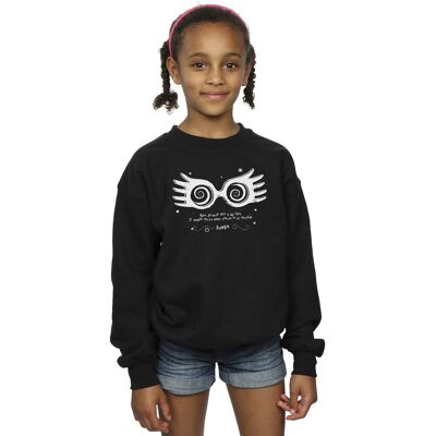 Harry Potter - "Being Different" Sweatshirt für Mädchen (Schwarz) Schwarz 3-4A / 98-104cm Harry Potter - "Being Different" Sweatshirt für Mädchen (Schwarz) Schwarz 3-4A / 98-104cm