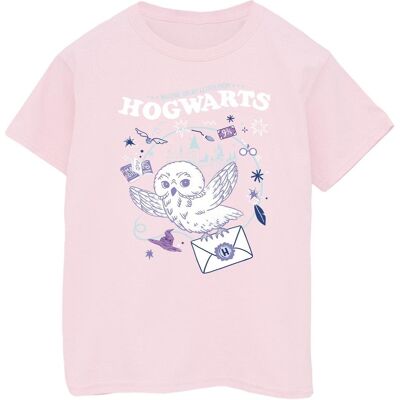 Harry Potter - "Letter From Hogwarts" T-Shirt für Mädchen (Babyrosa) Rosa 3-4A / 98-104cm Harry Potter - "Letter From Hogwarts" T-Shirt für Mädchen (Babyrosa) Rosa 3-4A / 98-104cm