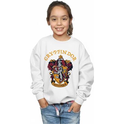 Harry Potter - Sweatshirt für Mädchen (Weiß) Weiß 3-4A / 98-104cm Harry Potter - Sweatshirt für Mädchen (Weiß) Weiß 3-4A / 98-104cm