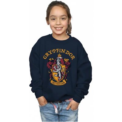 Harry Potter - Sweatshirt für Mädchen (Dunkles Marineblau) Marine 3-4A / 98-104cm Harry Potter - Sweatshirt für Mädchen (Dunkles Marineblau) Marine 3-4A / 98-104cm
