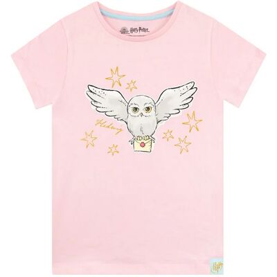 Harry Potter - T-Shirt für Mädchen (Babyrosa) Rosa 3-4A / 98-104cm Harry Potter - T-Shirt für Mädchen (Babyrosa) Rosa 3-4A / 98-104cm