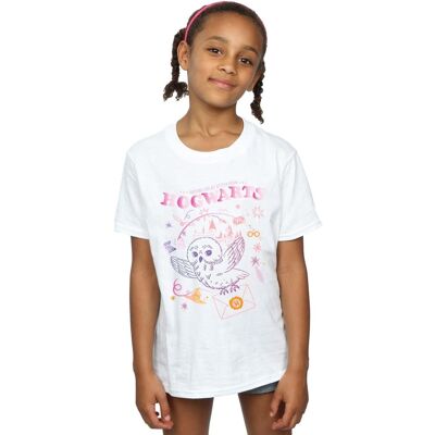 Harry Potter - T-Shirt für Mädchen (Weiß) Weiß 3-4A / 98-104cm Harry Potter - T-Shirt für Mädchen (Weiß) Weiß 3-4A / 98-104cm