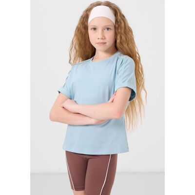 Tommy Life Baumwoll-Jersey-T-Shirt Hellblau 13-14A / 158-164cm Tommy Life Baumwoll-Jersey-T-Shirt Hellblau 13-14A / 158-164cm