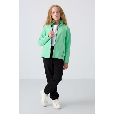 Tommy Life Sweatshirt mit Rundhalsausschnitt Mintgrün 7-8A / 122-128cm Tommy Life Sweatshirt mit Rundhalsausschnitt Mintgrün 7-8A / 122-128cm