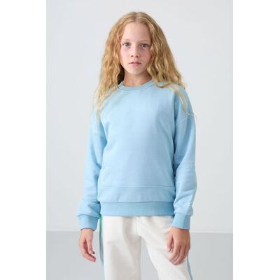 Tommy Life Sweatshirt aus Baumwollmischung Hellblau 12-13A / 152-158cm Tommy Life Sweatshirt aus Baumwollmischung Hellblau 12-13A / 152-158cm
