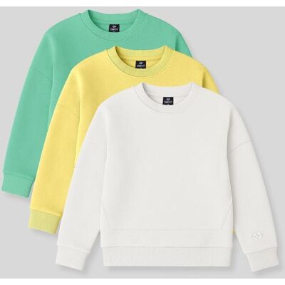 Tommy Life 2er-Pack Sweatshirts mit Rippenstruktur und Rundhalsausschnitt Gelb 11-12A / 146-152cm Tommy Life 2er-Pack Sweatshirts mit Rippenstruktur und Rundhalsausschnitt Gelb 11-12A / 146-152cm