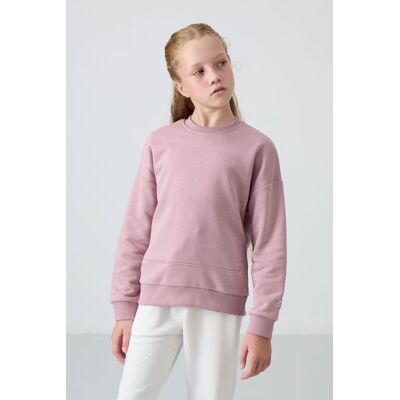 Tommy Life Sweatshirt aus Baumwollmischung Lila 11-12A / 146-152cm Tommy Life Sweatshirt aus Baumwollmischung Lila 11-12A / 146-152cm