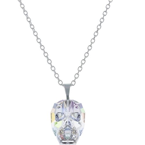 Exclusive Edition Halskette Skull mith Swarovski-Kristallen Mehrfarben Einheitsgröße