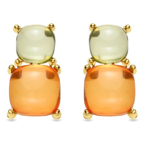 Luxenter Tosab Ohrringe aus 18 Karat Gelbgold Mehrfarben Einheitsgröße